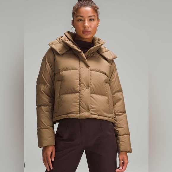 ✨NWT✨ Lululemon Wunder Puff Cropped Jacket, All-Spice color - Picture 1 of 6